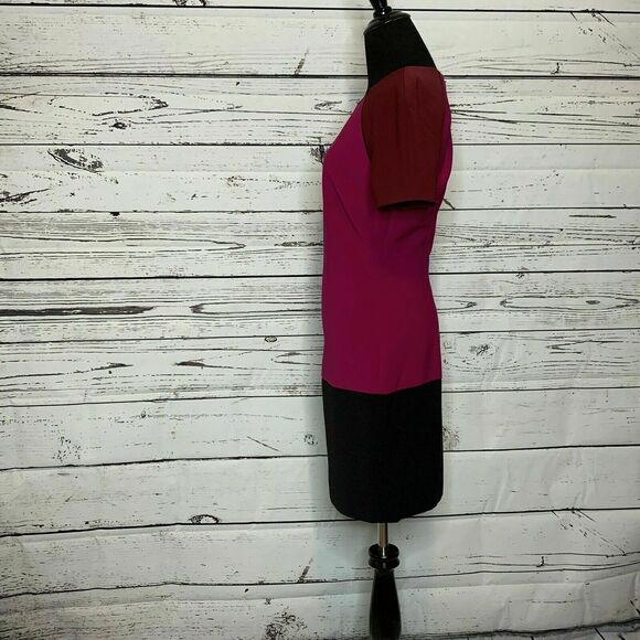 Jonathan Simkhai Purple Black Color Block Cocktail Dress 2 - Picture 11 of 16